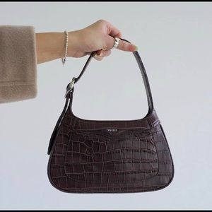 *New in Box* RUISSE Brown Croc Shoulder Bag